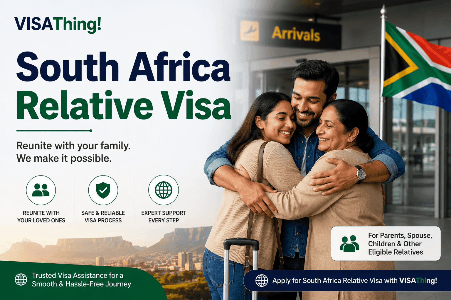 South Africa Relative Visa for Bangladeshi