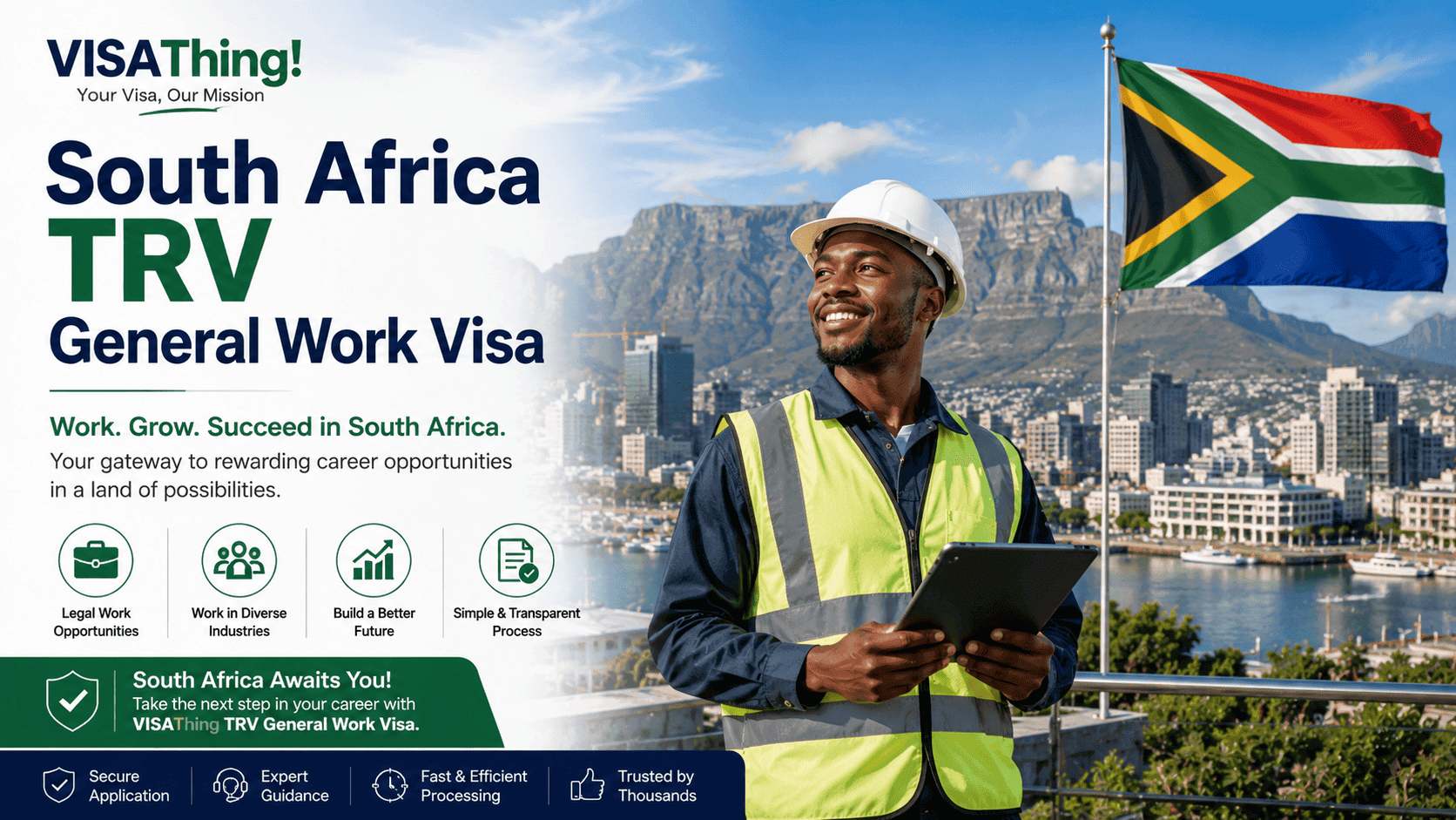 South Africa TRV General Work Visa for Bangladeshi 
