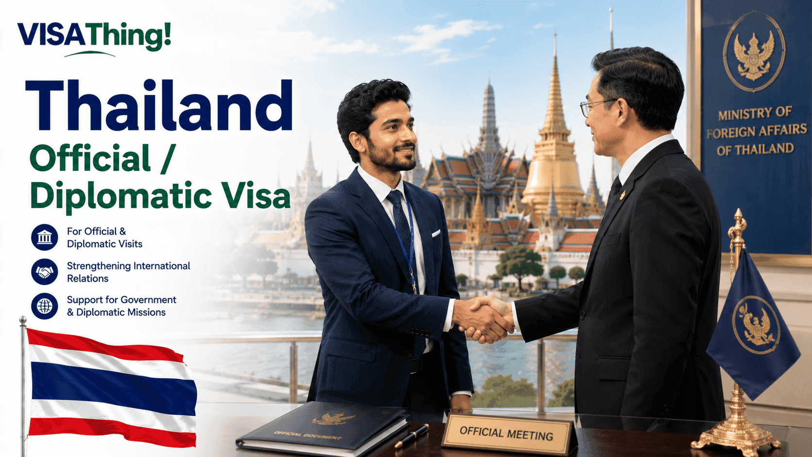 Thailand Official or Diplomatic Visa for Bangladeshi