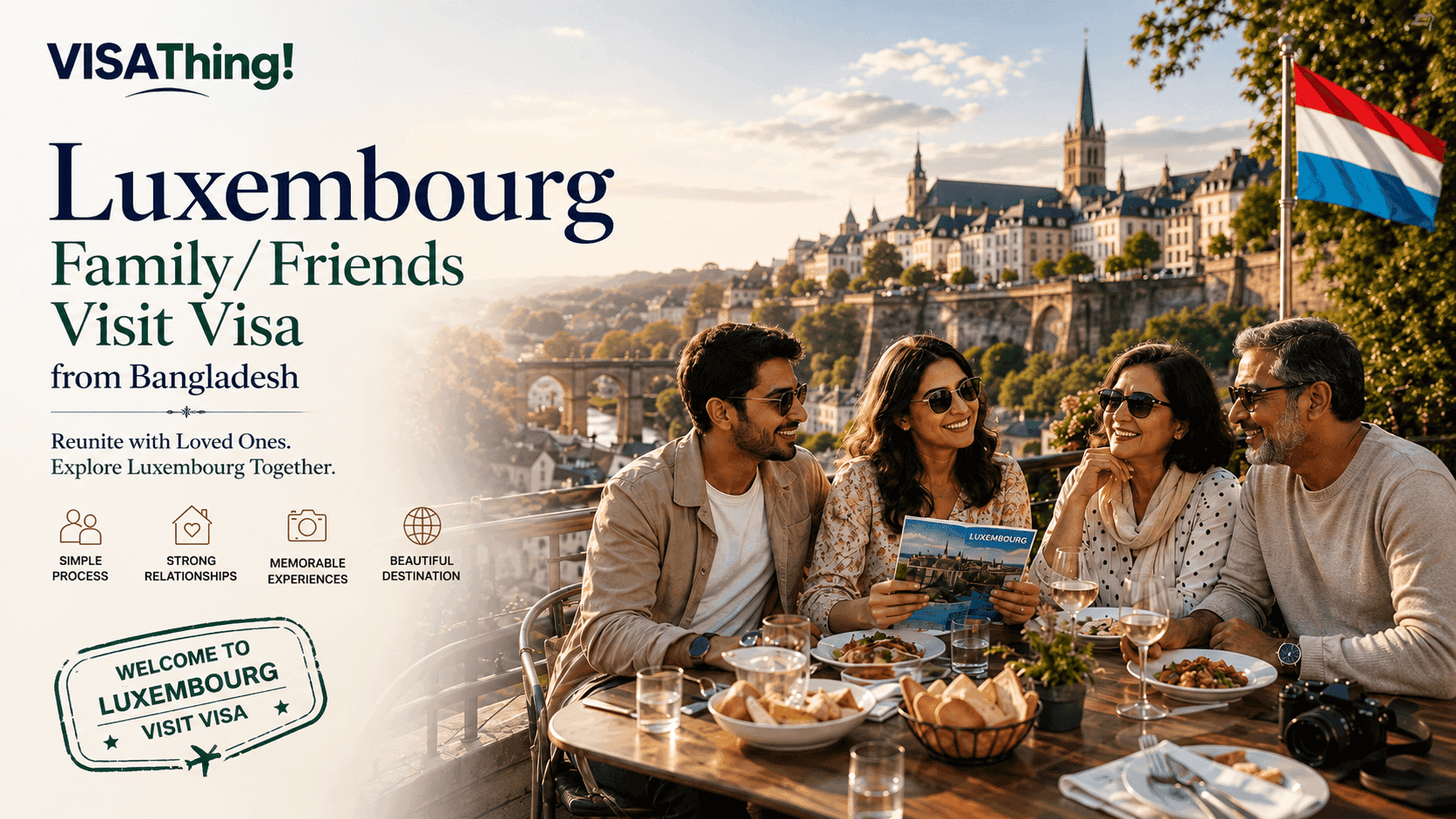 Luxembourg  Family or Friends Visit Visa from Bangladesh