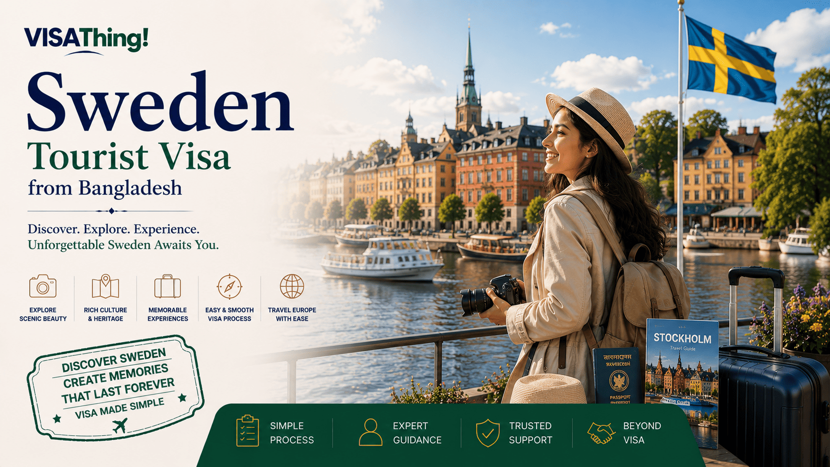 Sweden Tourist Visa from Bangladesh
