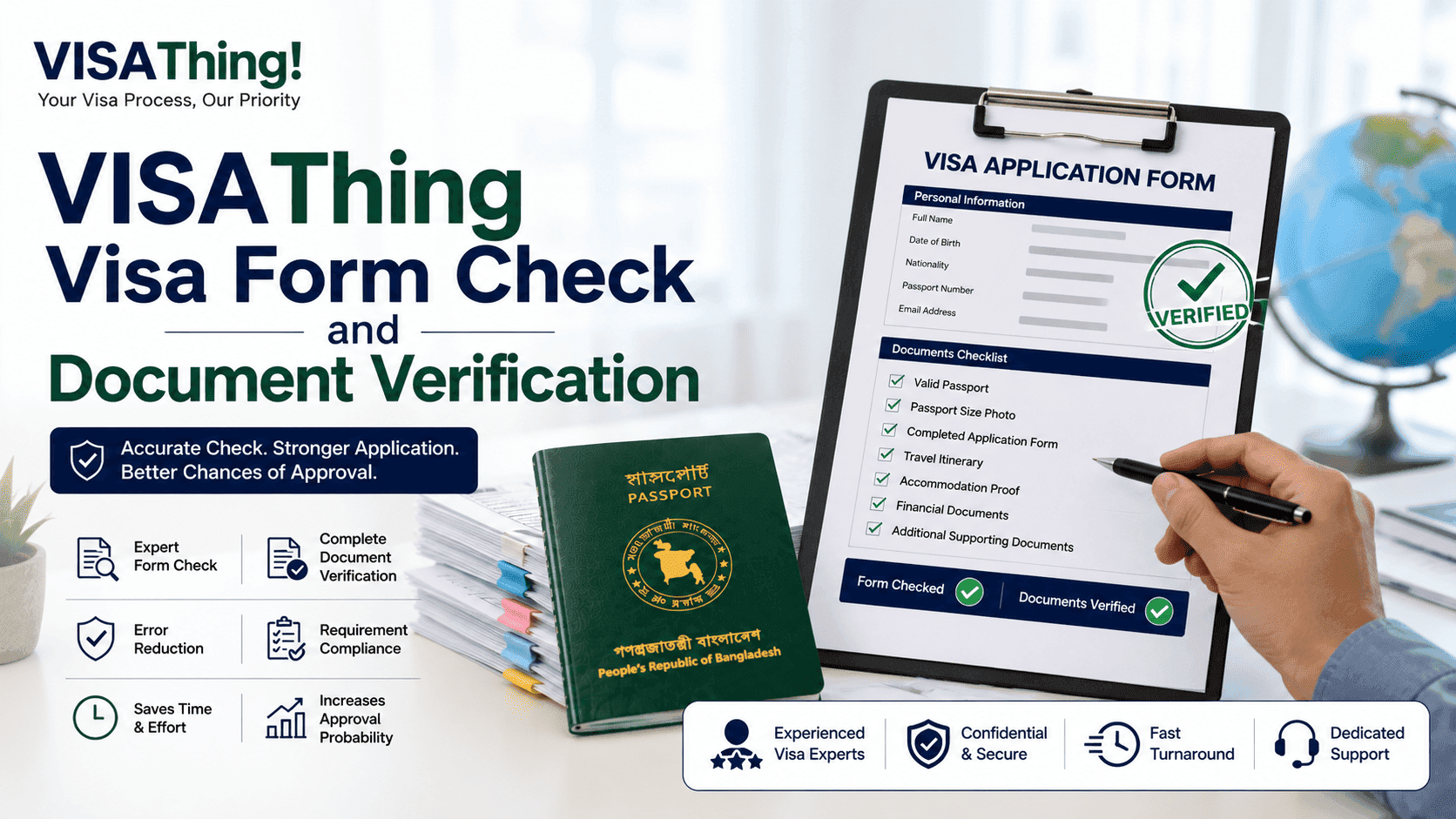 VISAThing visa form check and document verification service for Bangladeshi applicants