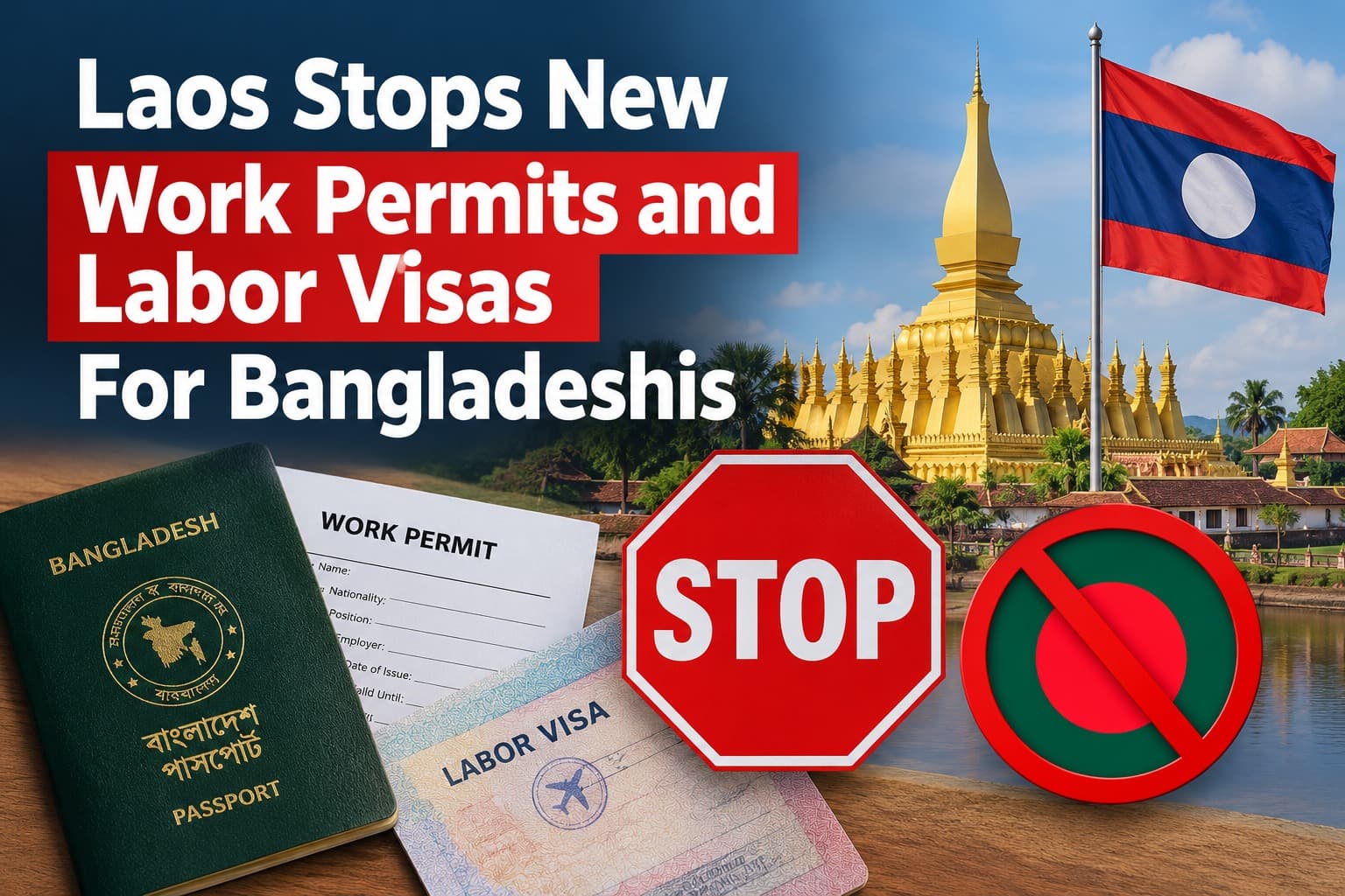 Laos Stops New Work Permits and Labour Visas for Bangladeshis