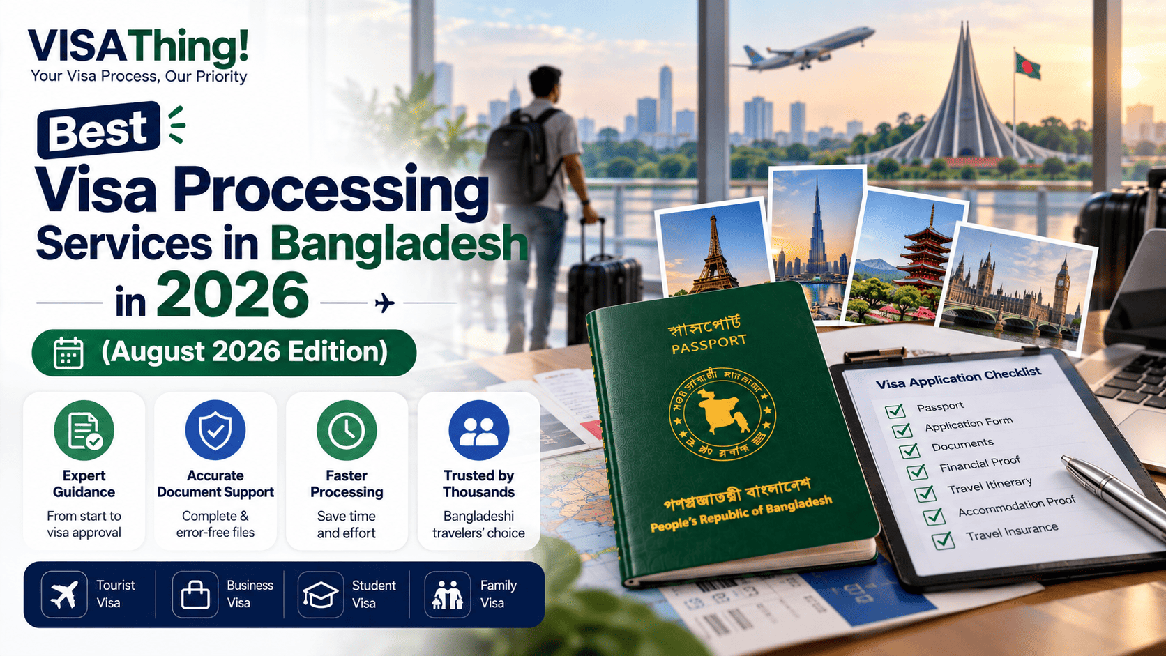 Best visa processing services in Bangladesh in 2026 for Bangladeshi travelers